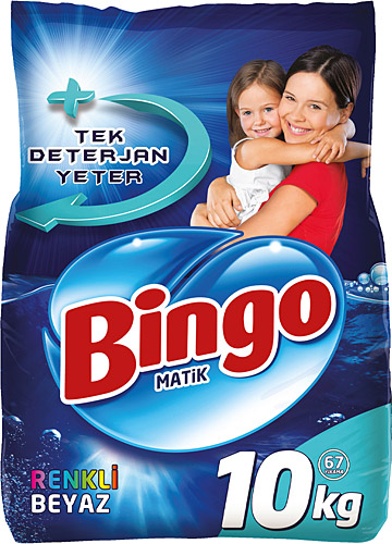 Bingo Matik 10 kg Toz Çamaşır Deterjanı