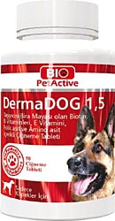 Bio PetActive Dermadog 1.5 50'li Sarımsaklı Maya Tableti