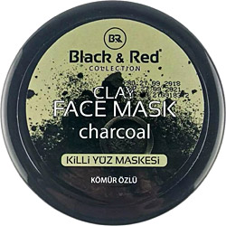 Black & Red Kömür Özlü Killi Yüz Maskesi 400 gr