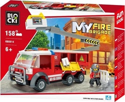 Blocki My Fire Brigade İtfaiye Asansörlü Kurtarma Aracı 158 Parça
