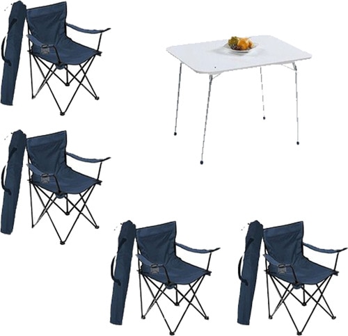Bofigo 60x80 Katlanır Masa + 4 Adet Kamp Sandalyesi Sandalye Piknik Plaj Sandalyesi Fiyatları, Özellikleri ve Yorumları | En Ucuzu Akakçe