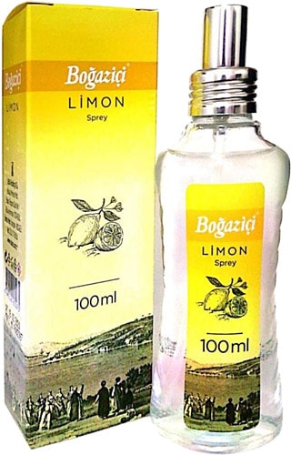 Boğaziçi Limon Cam Şişe 100 ml Sprey Kolonya