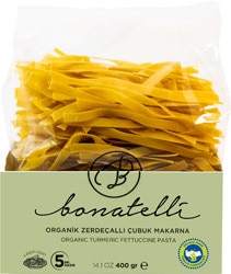 Bonatelli Organik Zerdeçallı 400 gr Çubuk Makarna