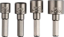 Bosch 2609255904 7/8/10/13 mm 4 Parçalı Lokma Seti