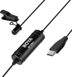 Boya BY-DM2 Type-C Girişli Telefon Yaka Mikrofonu