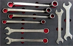 Brio İki Ağız 8 Parça Kombine Yıldız Anahtar Seti