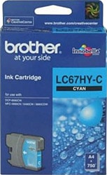 Brother LC67HY-C Mavi Kartuş