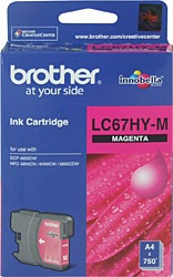 Brother LC67HY-M Kırmızı Kartuş