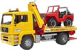 Bruder BR02750 Man Araba Çekici & Jeep