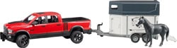 Bruder Ram 2500 Pickup Ve At Nakil Römorku BR02501