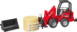 Bruder BR02192 Schaffer Yükleyici 2630 İlave Kıskaç ve Balya