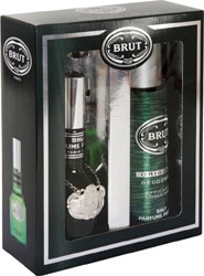 Brut Plexi Madalyonlu EDT 100 ml + Deo Sprey 150 ml Erkek Parfüm Seti