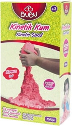 Bubu 1000 gr Kinetik Kum Kırmızı