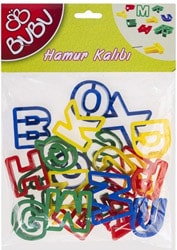 Bubu Harf Oyun Hamuru Kalıbı 26 Parça 00045