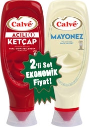 Calve 600 gr Acılı Ketçap + 540 gr Mayonez