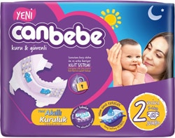 Canbebe 2 Numara Mini 68'li Bebek Bezi