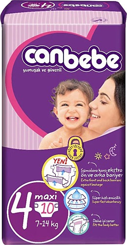 Yanılmak Ayrı ayrı Cezbetmek  Canbebe 4 Beden Maxi 10 Adet Deneme Paketi Bebek Bezi Fiyatları,  Özellikleri ve Yorumları | En Ucuzu Akakçe