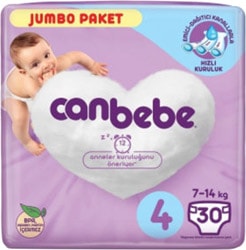 Canbebe 4 Numara Maxi 30'lu Bebek Bezi