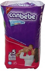 Canbebe 5 Numara Junior 8'li Bebek Bezi