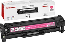 Canon CRG-718M Kırmızı Toner