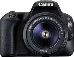 Canon EOS 200D + 18-55 mm Lens Dijital SLR Fotoğraf Makinesi