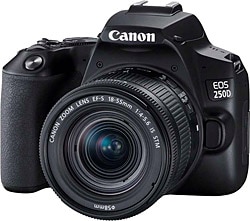 Canon EOS 250D + 18-55 mm Lens Dijital SLR Fotoğraf Makinesi