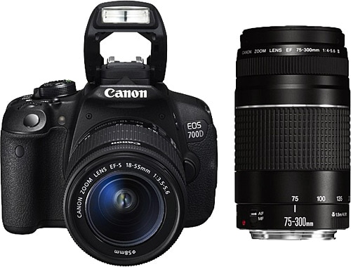 Canon Eos 700d 18 55 Mm 75 300 Mm Lens Dijital Slr Fotograf Makinesi Fiyatlari Ozellikleri Ve Yorumlari En Ucuzu Akakce