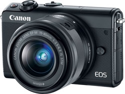 Canon EOS M100 + 15-45 mm Lens Siyah Aynasız Fotoğraf Makinesi