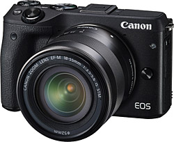 Canon EOS M3 + 18-55mm Lens Aynasız Fotoğraf Makinesi Fiyatları