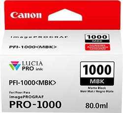 Canon PFI-1000 MBK Mat Siyah Mürekkep