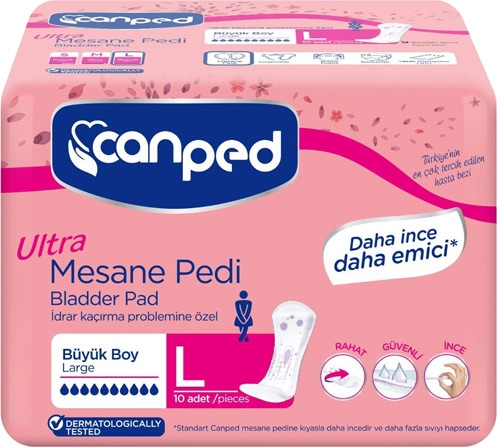 Canped Ultra Buyuk Boy L 10 Lu 2 Paket Mesane Pedi Fiyatlari Ozellikleri Ve Yorumlari En Ucuzu Akakce