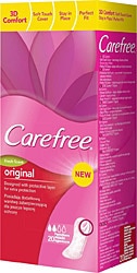 Carefree Plus Original Fresh Parfümlü 20'li Günlük Ped
