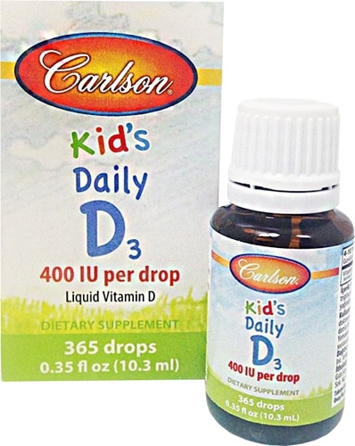 Carlson Kids Daily D3 400 IU Per Drop 10.3 ml
