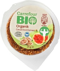 Carrefour Bio Organik 25 gr Cevizli İncir Ezmesi