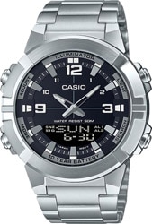 Casio Standart AMW-870D-1AVDF Çelik Kordon Siyah Erkek Kol Saati