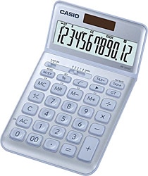 Casio JW-200SC-BU Mavi 12 Haneli Masaüstü Hesap Makinesi