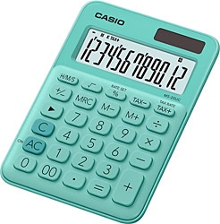 Casio MS-20UC-GN Yeşil Masaüstü Hesap Makinesi