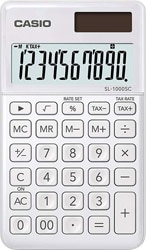 Casio SL-1000SC-WE 10 Haneli Masaüstü Hesap Makinesi
