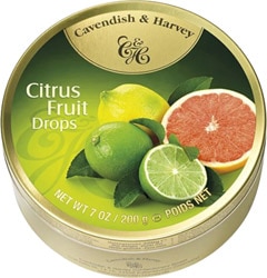 Cavendish & Harvey Citrus Fruit Drops 200 gr