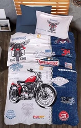 Clasy Road King Ranforce Tek Kişilik Nevresim Takımı