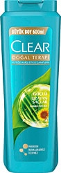 Clear Doğal Terapi Güçlü Uzayan Saçlar Bambu Özlü Şampuan 600 ml
