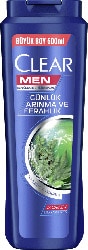 Clear Men Günlük Arınma ve Ferahlık 600 ml Kepek Şampuanı