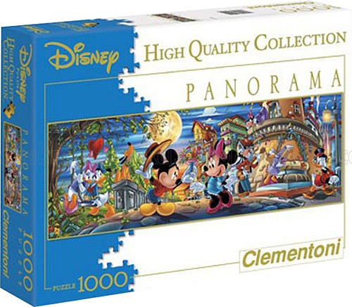 Clementoni Disney Panorama Puzzle 1000 Piezas Mickey Mouse 