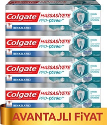 Colgate Hassasiyete Pro-Çözüm Anında Rahatlama Florürlü Diş Macunu 75 ml 4 Adet