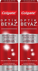 Colgate Optic White Parıldayan Beyazlık 75 ml 2 Adet Florürlü Diş Macunu