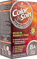 Color Soin Organik 8A Ash Blond Saç Boyası