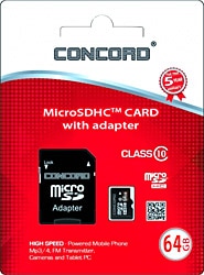 Zatec Carte Mémoire Micro SD 64 GB extra speed Class10 U3 à prix pas cher