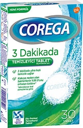 Corega 3 Dakikada 30'lu 5 Adet Protez Temizleme Tableti