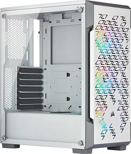Corsair iCUE 220T RGB Airflow Beyaz CC-9011174-WW Led Fanlı ATX Oyuncu Kasası