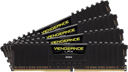 美品64GB（16GB×4）VENGEANCE LPX DDR4 CORSAIR Corsair Vengeance Black LPX 64 GB (4X16) DDR4 3600 MHz CL18